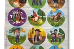 24 stickers de La Granja de Zenón